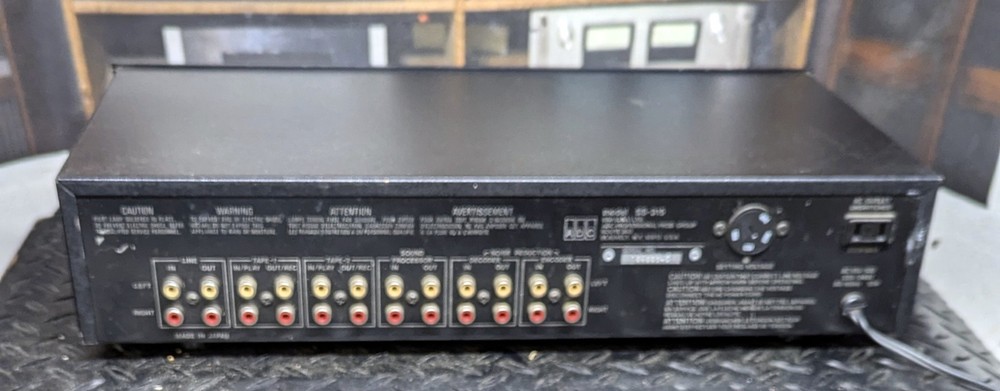 ADC Sound Shaper SS-315 equalizer with spectrum analyzer display