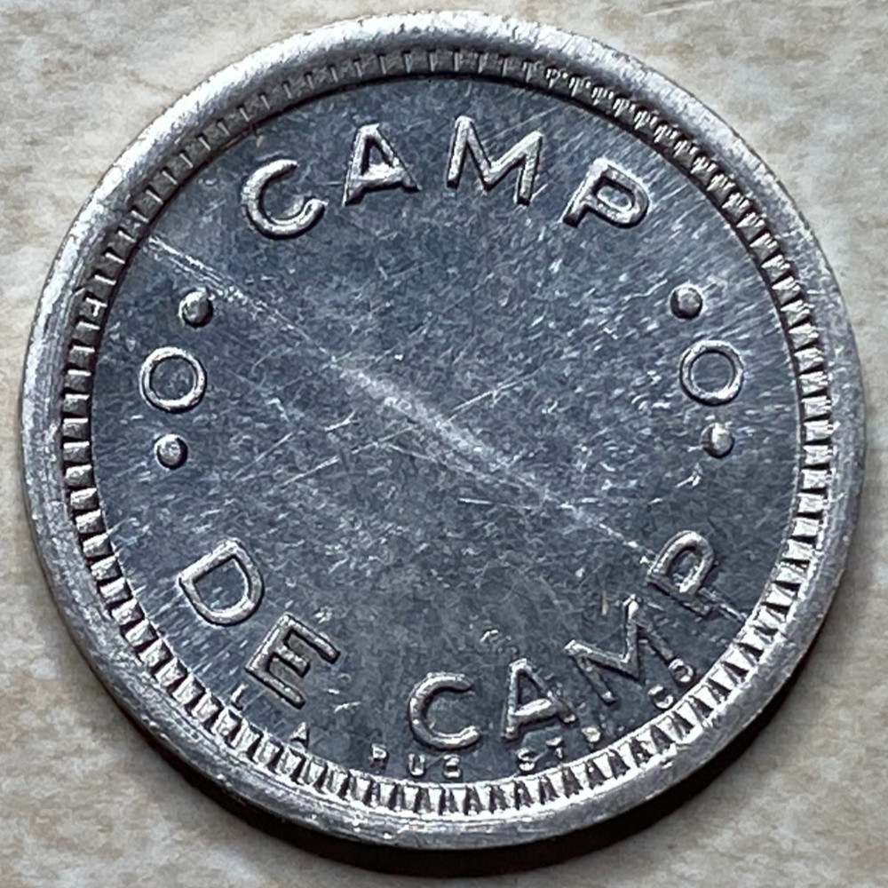 T9024 Camp de Camp Unknown Anillo Restrike Arcade Token