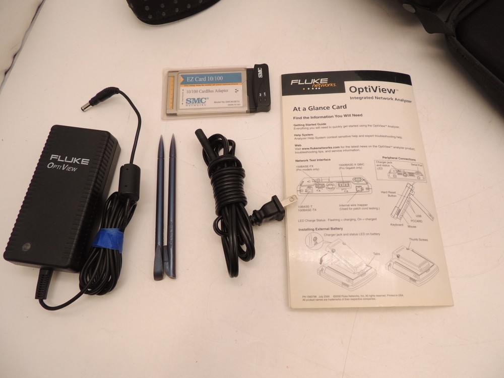 Fluke Networks OptiView Ethernet Pro Network Analyzer AS IS