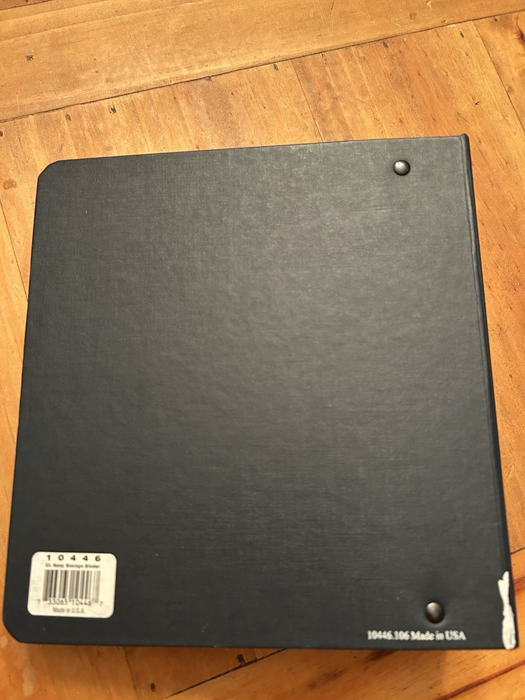 1990s Franklin Quest Planner 3 Ring Binder With Pages
