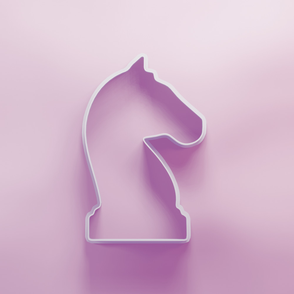 Chess Knight Cookie Cutter
