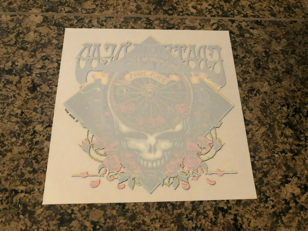 Grateful Dead Decal   1965 - 2005