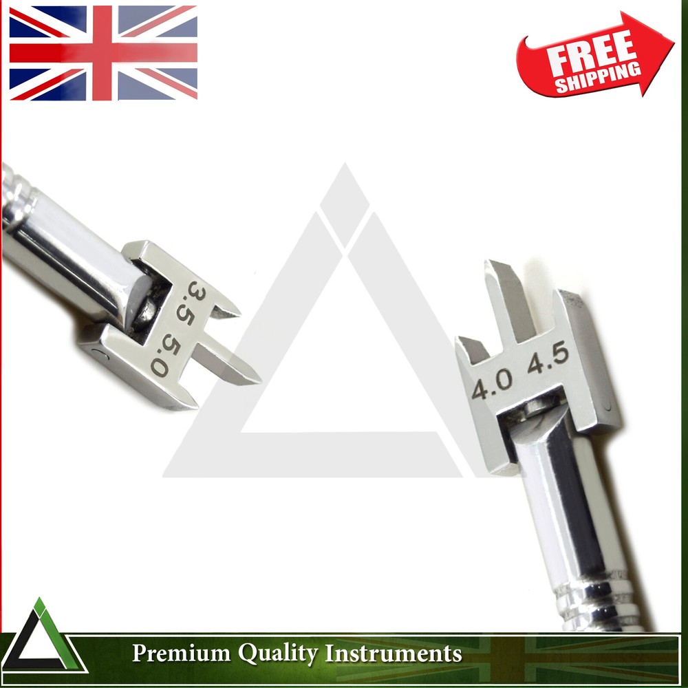 2pcs Orthodontic Bracket Height Positioning Gauge Adjustable Movable Head Beaden