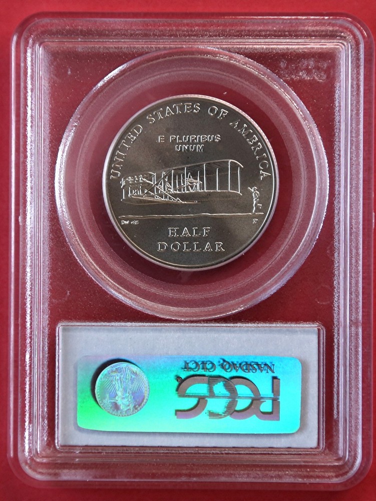 2003 P FIRST FLIGHT Half COMMEMORATIVE Clad Coin, PCGS MS69-Free Ship