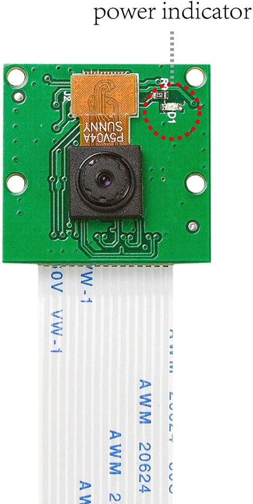 for Raspberry Pi Zero Camera Module, 5MP OV5647 1080P Webcam on Raspbian (Cables