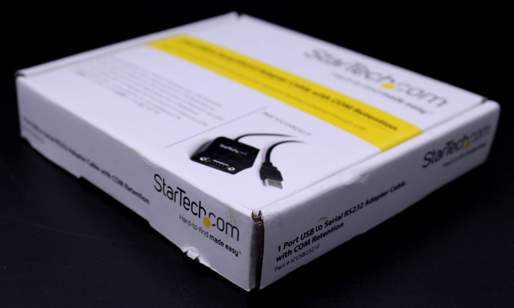 StarTech ICUSB2321F 1 Port USB to Serial RS232 Adapter Cable COM Retention NIB