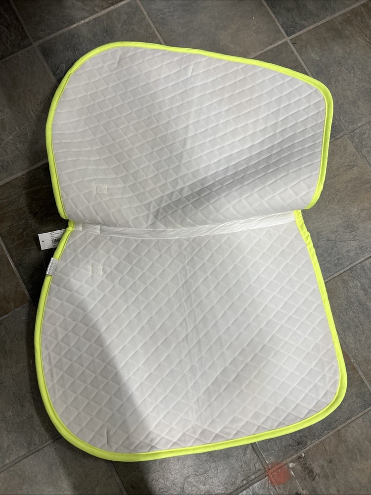 Reflective Square Saddlepad Neon Yellow