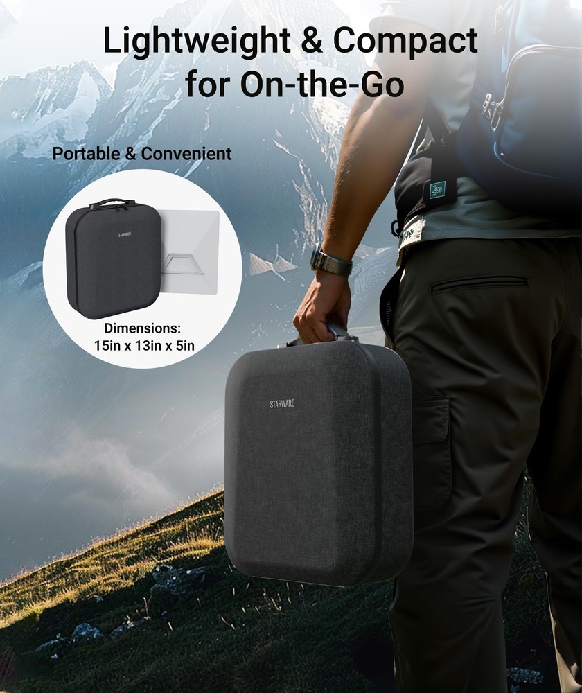 STARWARE Starlink Mini Case, Protective Storage Bag for Starlink Mini Accesso...