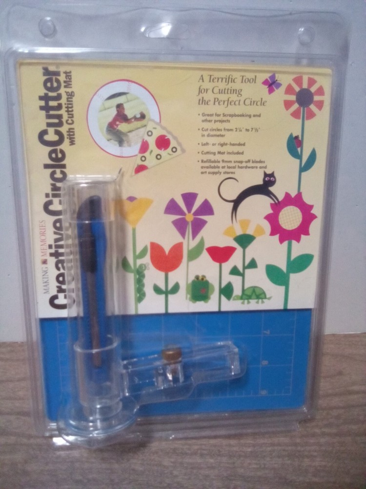 Making Memories Creative Circle Cutter & Cutting Mat Craft Tool Scrapbooking