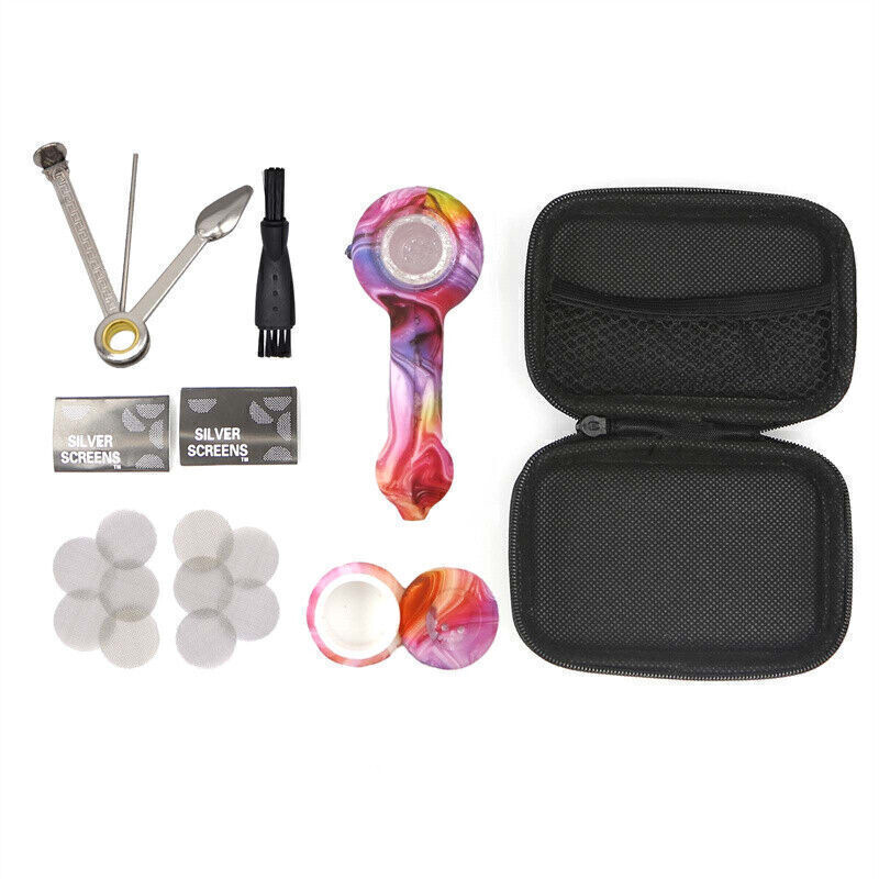 Blind Box Silicone Hose Kit - Portable Set w/ Assorted Tools & Storage Case