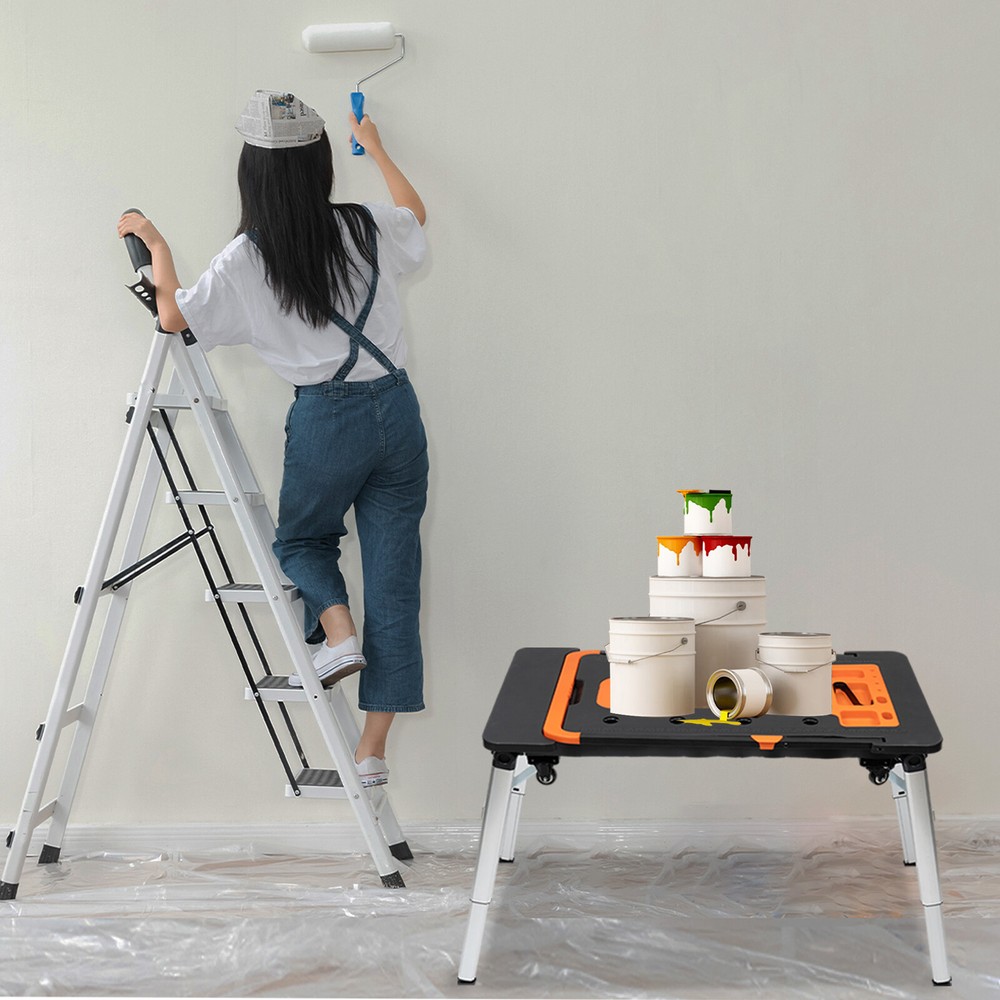 7-in-1 Portable Folding Work Table with 250 kg Load Capacity