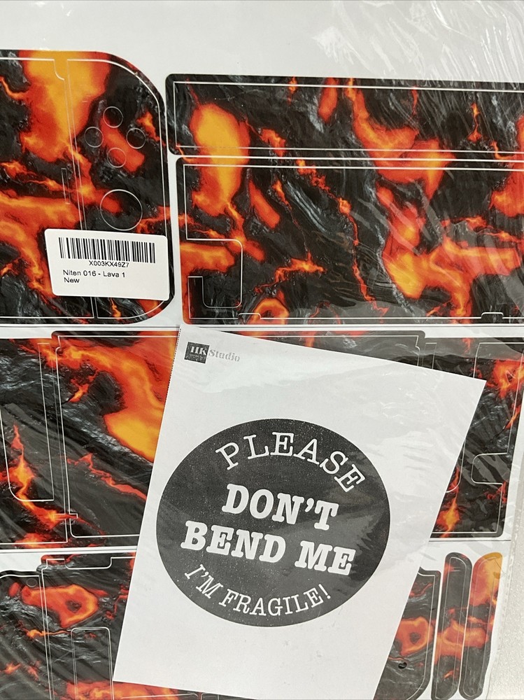 HK STUDIO Lava Decals Skins for Nintendo Switch Console And Controllers