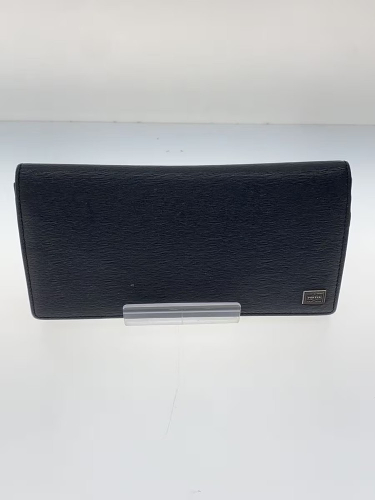 PORTER Long Wallet Black Plain Men's