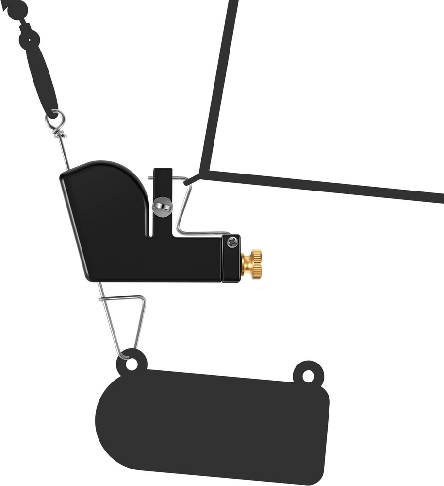 107 Downrigger Release Vertical (Rod Side) & Horizontal (Fish Side) Adjustments