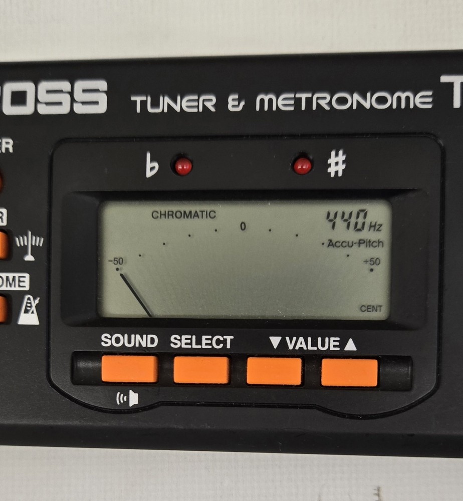 Boss TU -80 Tuner & Metronome Tested