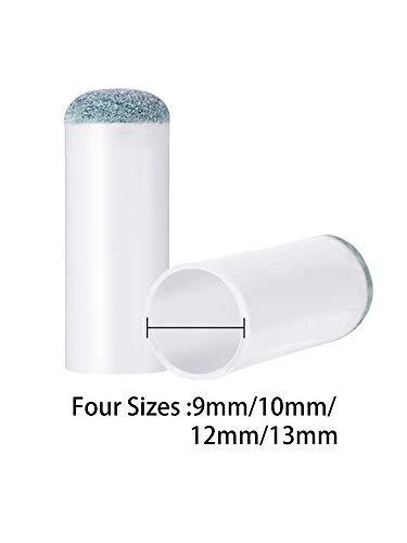 40 Pack Slip On Pool Cue Tips Replacements 4 Sizes Billiard Cue Tips
