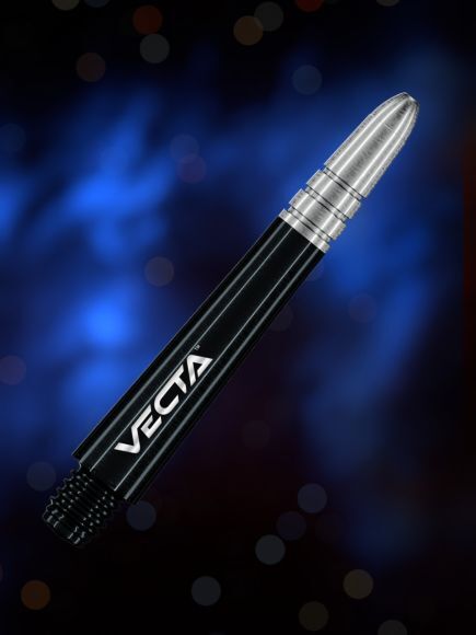 Winmau Vecta Black & Silver Intermediate Shafts