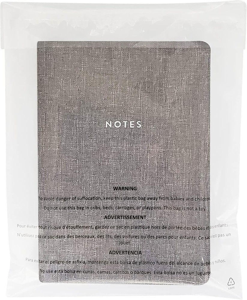 Self Seal Plastic Bags 1.5 mil Clear with Suffocation Warning Printed