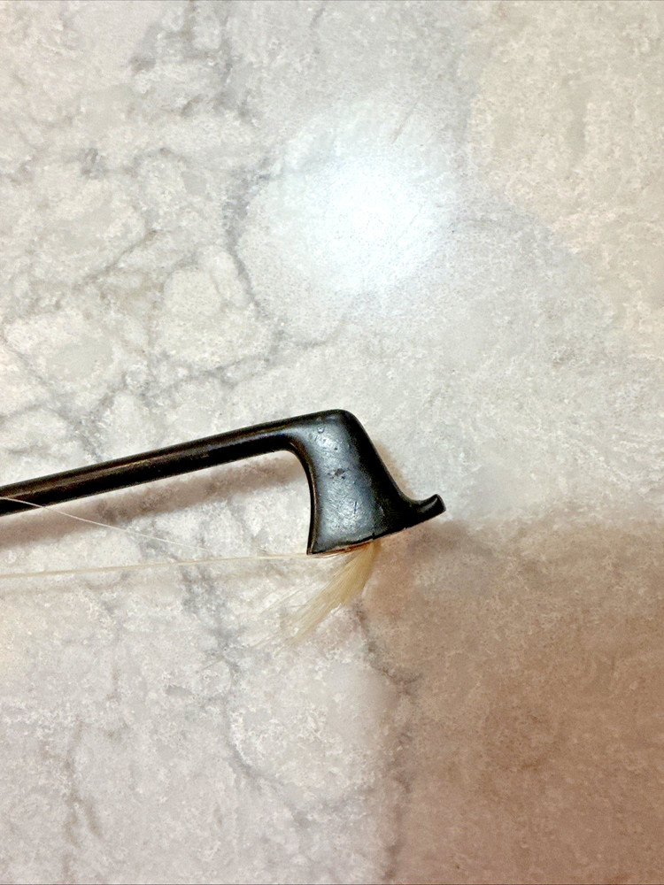 Vintage Heddon Steel Violin Bow Full Size