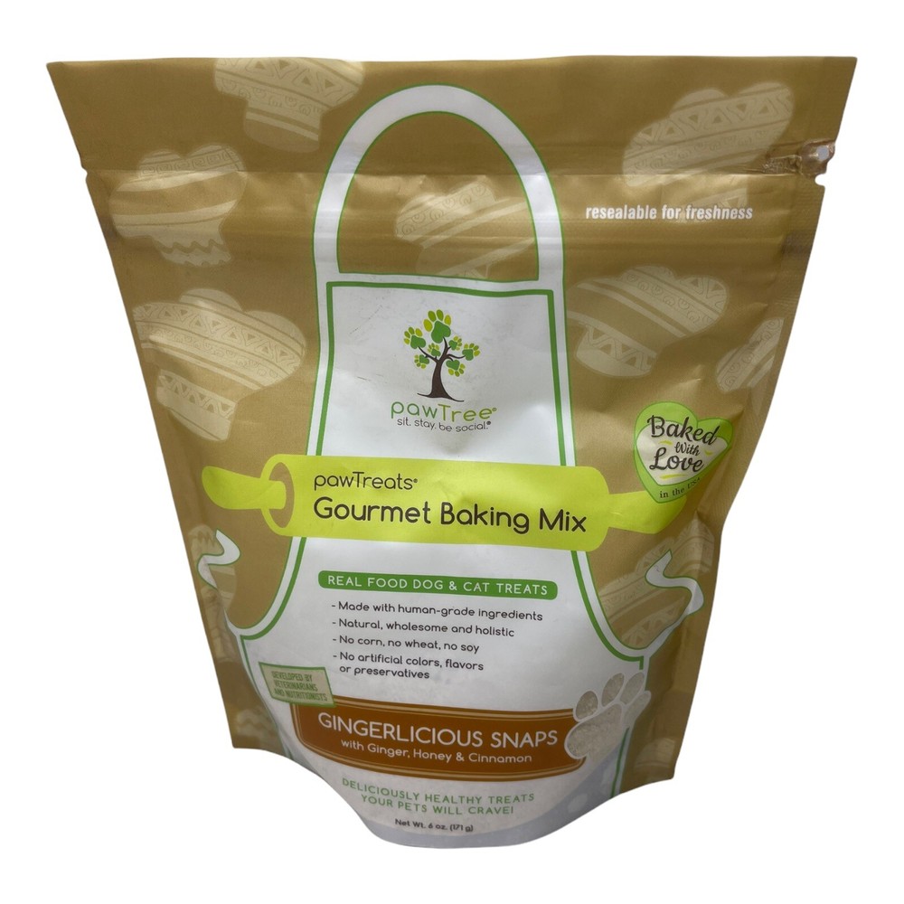 Paw tree Gourmet Baking Mix GINGERLICIOUS SNAPS