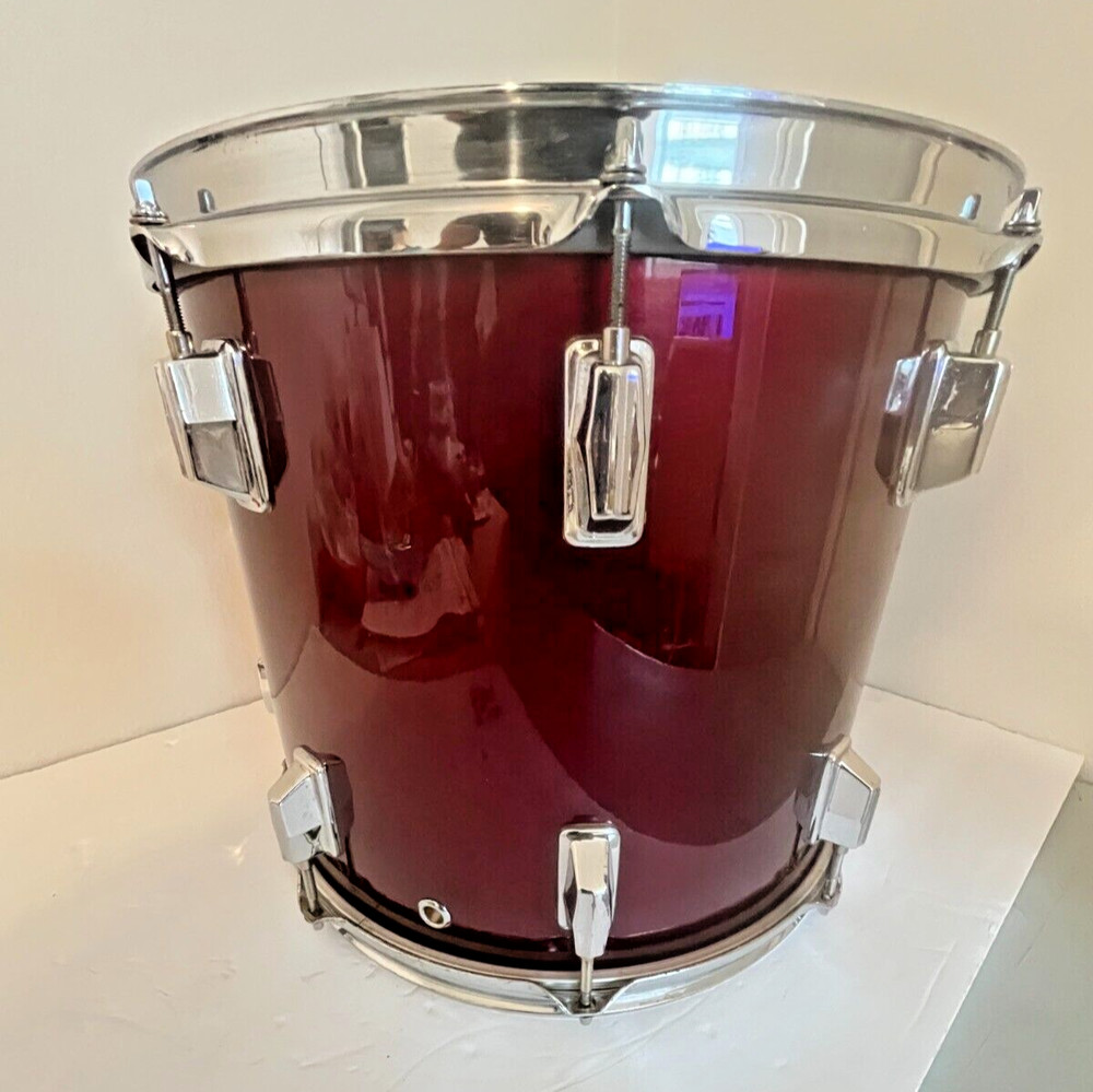 Pearl Vintage Maple Shell Maroon 14" Tom Drum