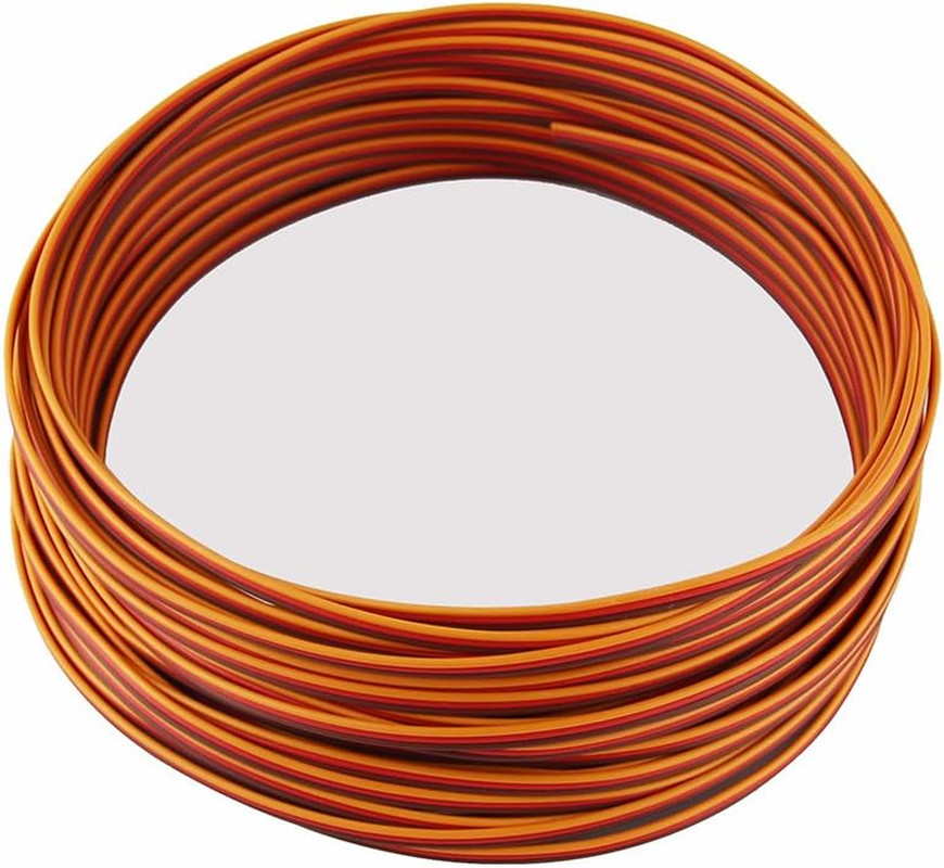 50 Ft Servo Extension Cable 3 Pin RC Aircraft Control Wire