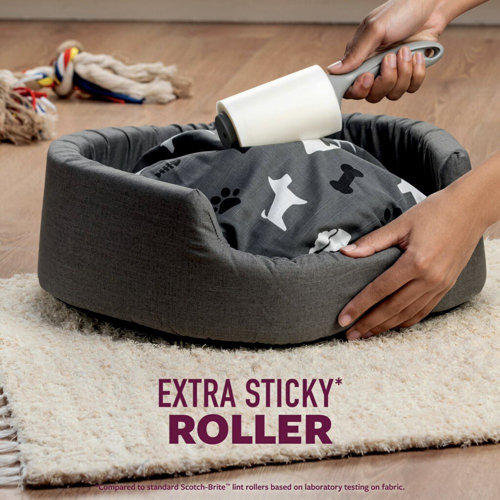 Pet Hair Lint Roller, 2-Pack, 100 Sheets/Roll