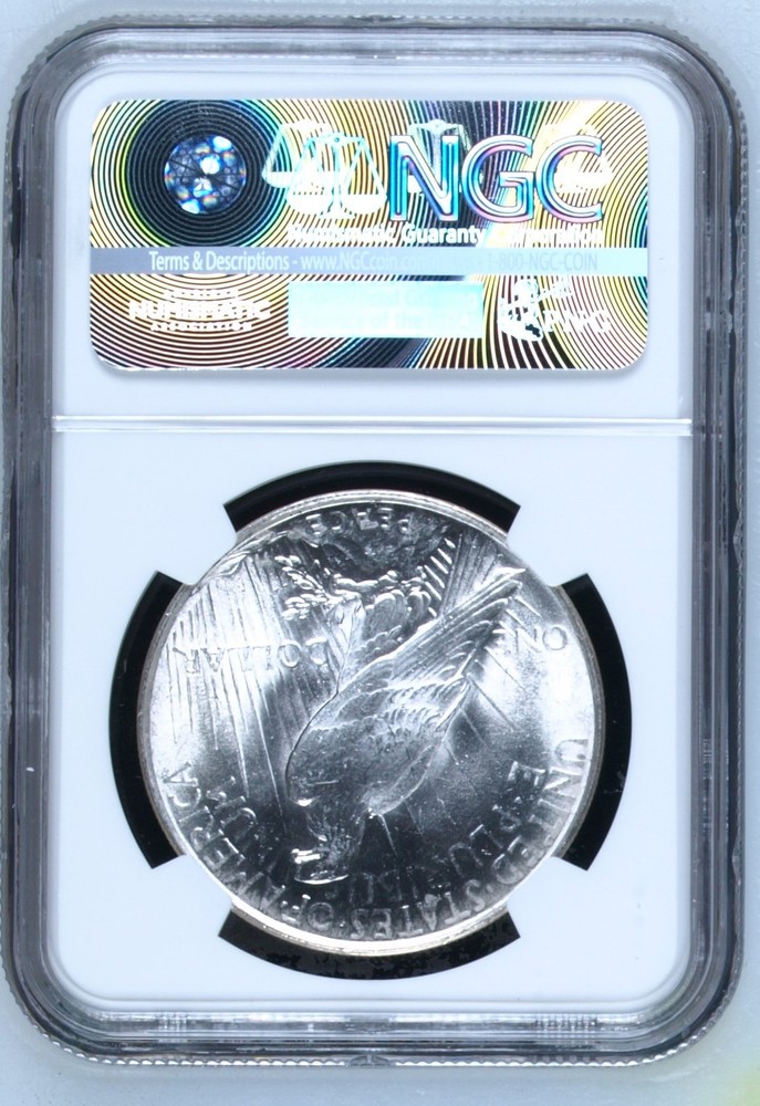 1923 Peace Silver Dollar NGC MS-64