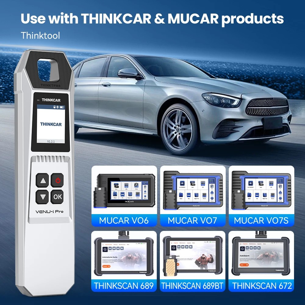 ThinkScan 689BT &THINKTPMS &TKEY101 OBD2 Scanner Diagnostic Key Programmer Tools