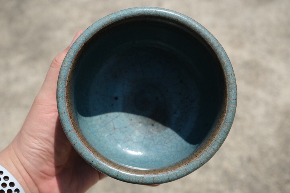 0074 Jun Ware Tripod Incense Burner