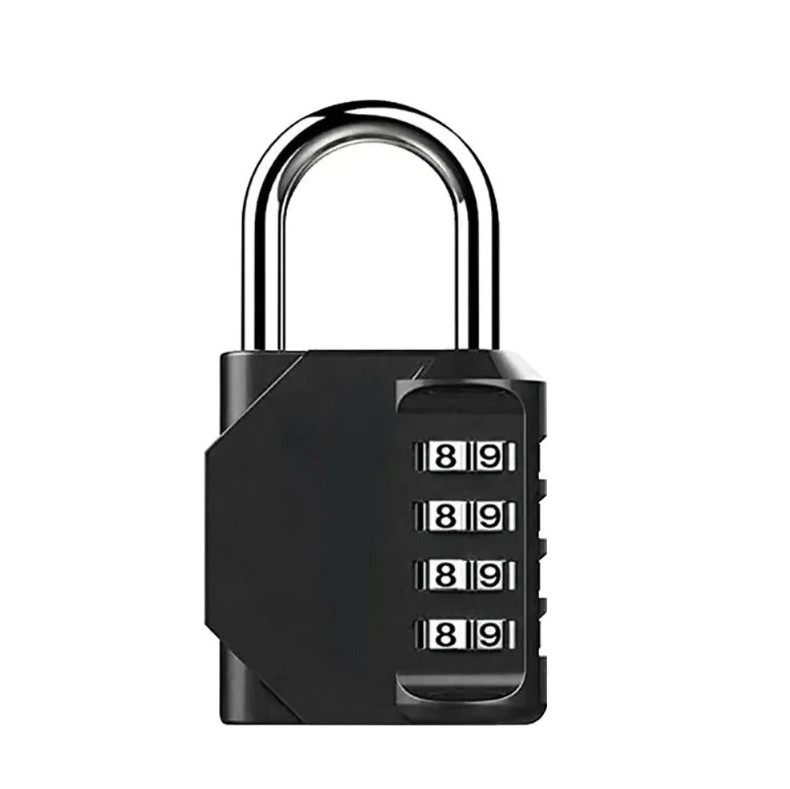 1 pc 4 Digit Combination Padlock Waterproof Heavy Duty Resettable Security Lock