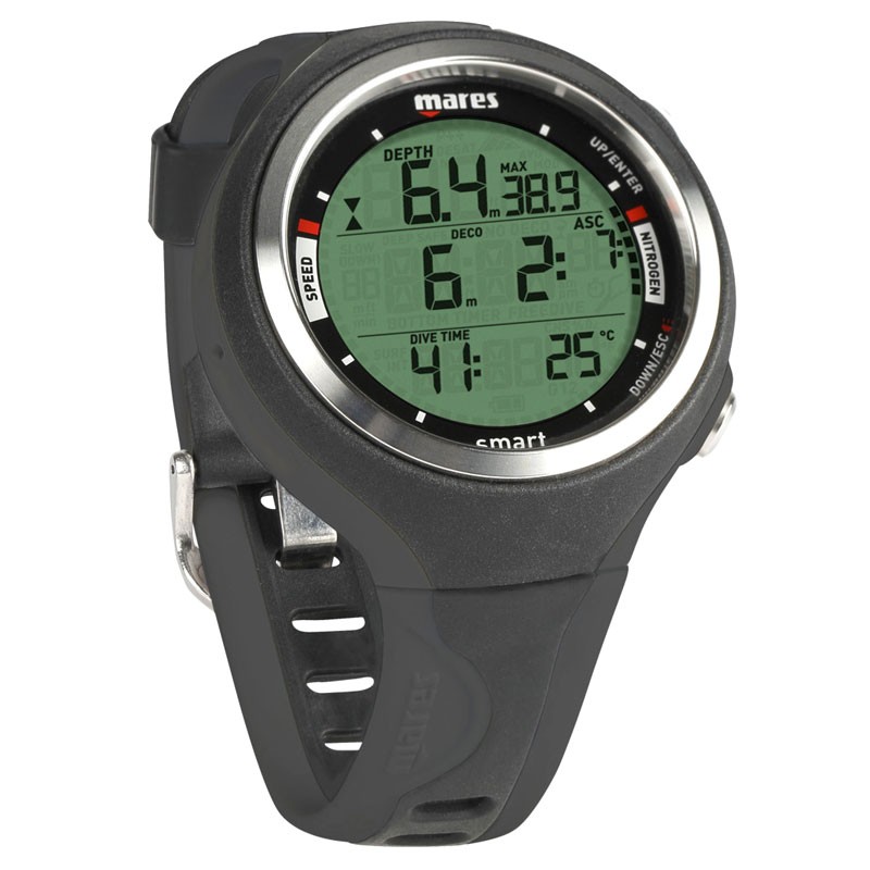 Mares Smart Computer Underwater Color Black Watch Dive Computer Black Color