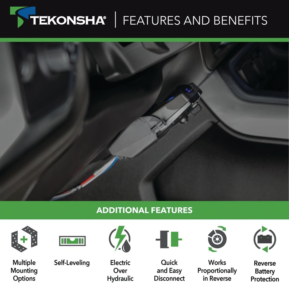 Tekonsha 7-Way Wiring Brake Control For 17-23 GMC Acadia w/ Existing USCAR 7-Way