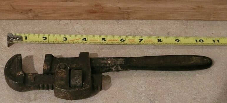 Vintage Genuine Stillson Walworth Adjustable Pipe Wrench