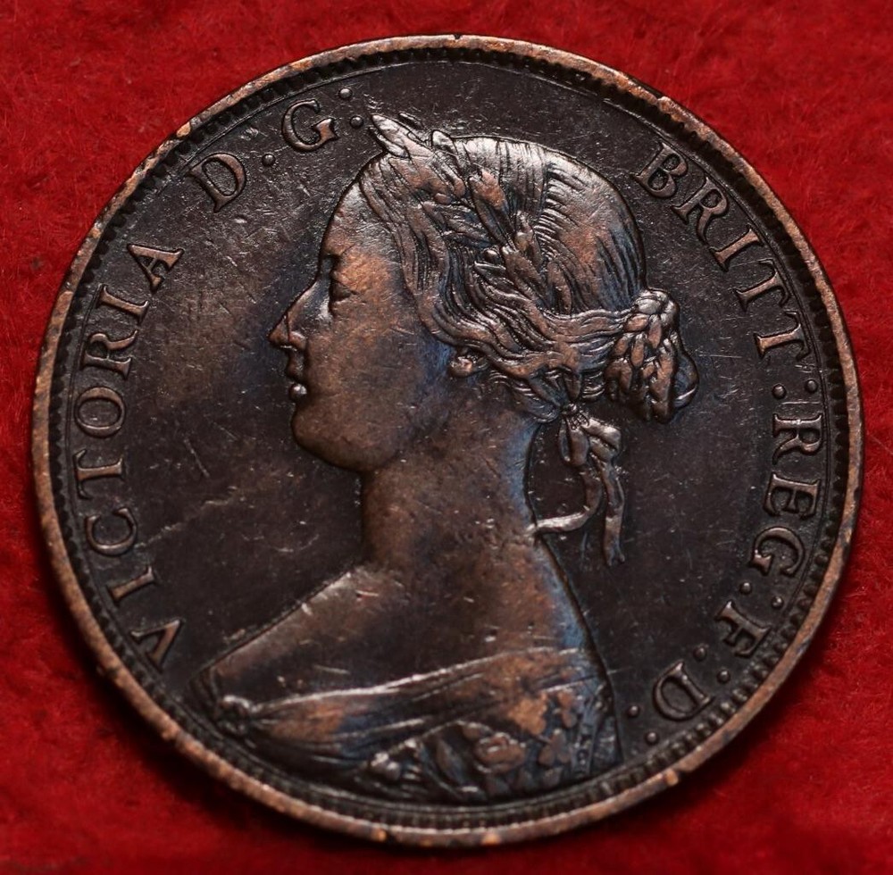 🇨🇦 1861 New Brunswick Canada One Cent Coin