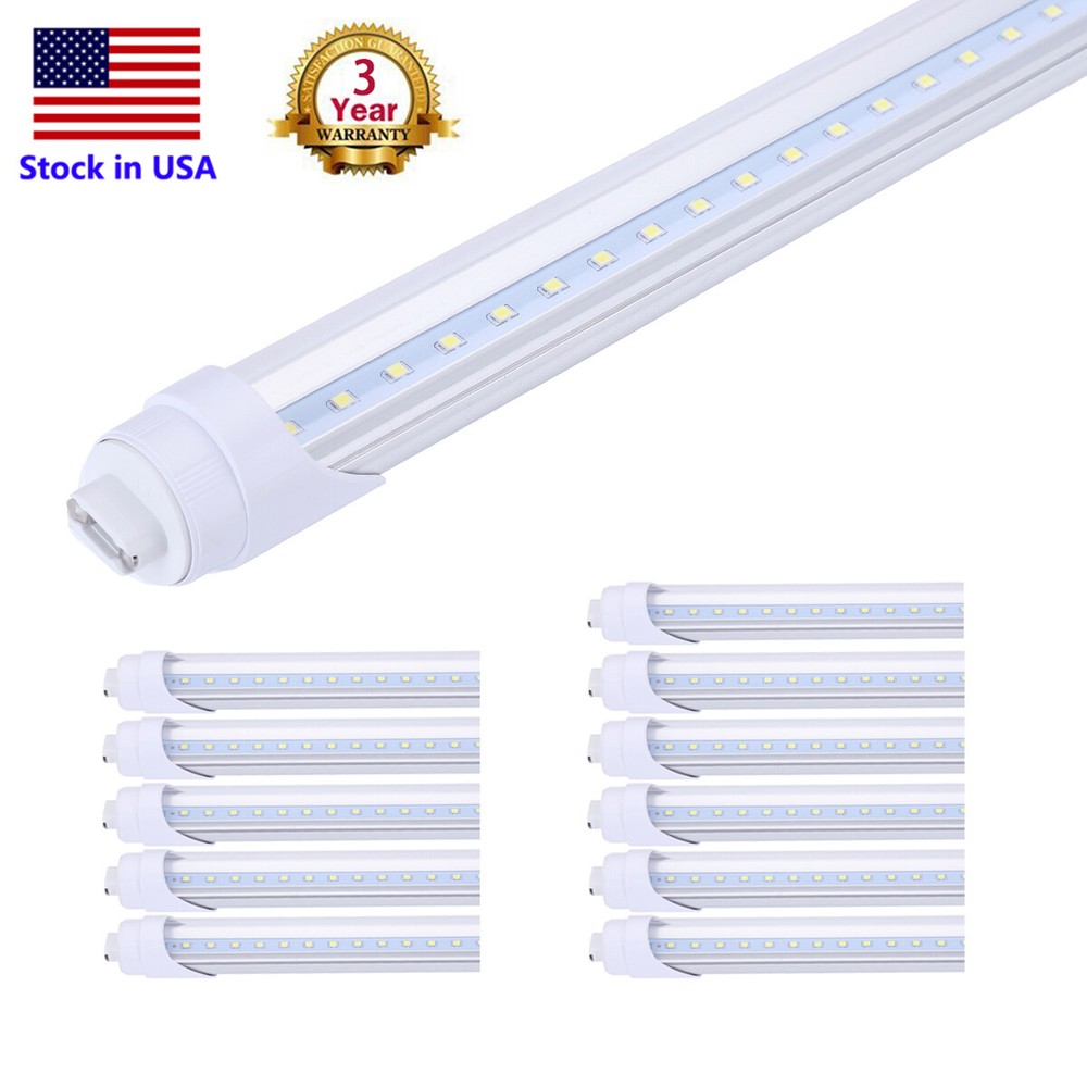 8FT R17D HO LED Tube Light – Rotatable 2-Pin Base, F96T12/T8 Replacement Lights