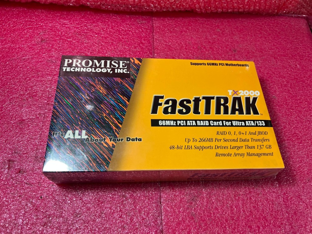 1 Pc Promise FastTrak TX2000 PCI IDE Raid Controller Card NEW