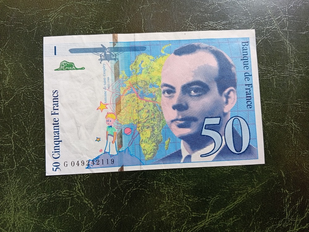 FRANCE  Banknotes, 50 Francs  1999