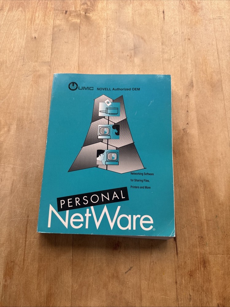 Novell Personal Netware Networking Software for Sharing Files Printers And More