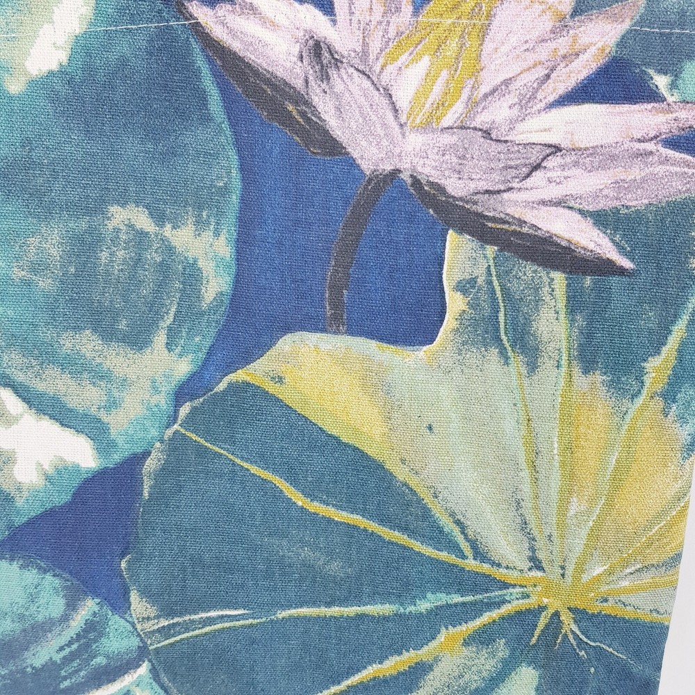 Peg Bag Handmade Blue Abstract Flower Print Lined Laundry Clothes Peg Holder