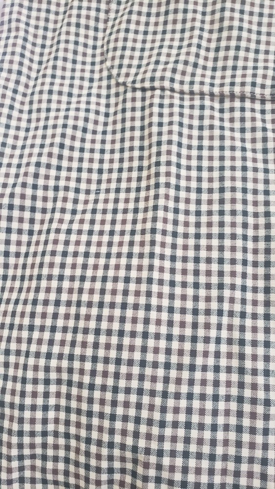 Vintage Brown Checkered Adjustable Apron