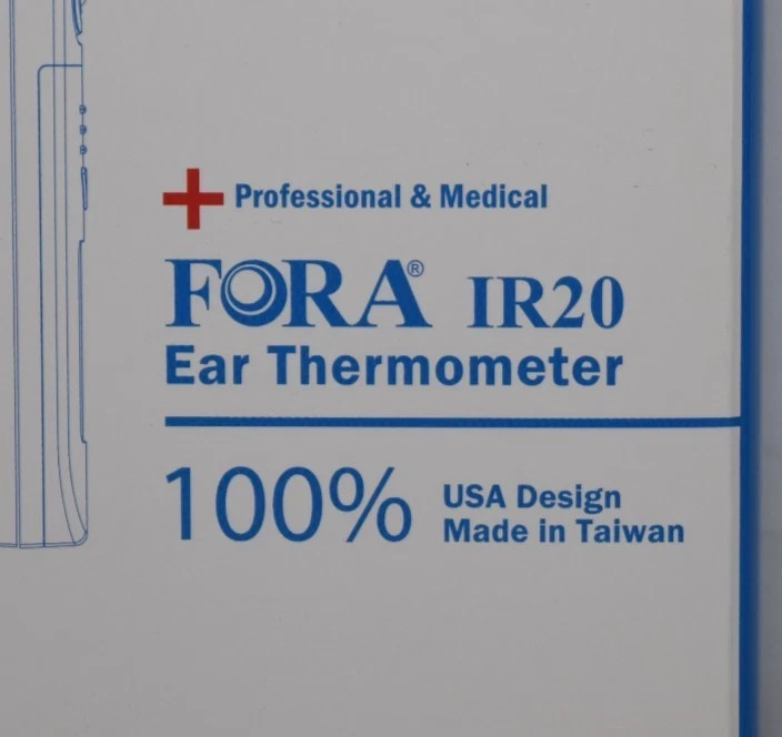 FORA IR20b Medical-Grade Ear Thermometer Bluetooth