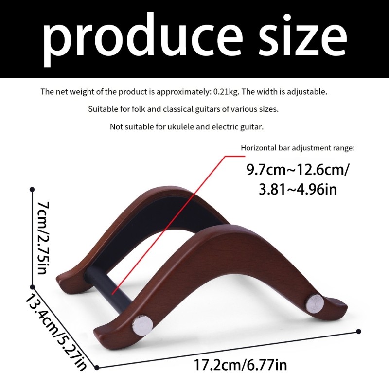 Universal Support Floor Guitar Holder Replacement Adjustable Guitar Stand