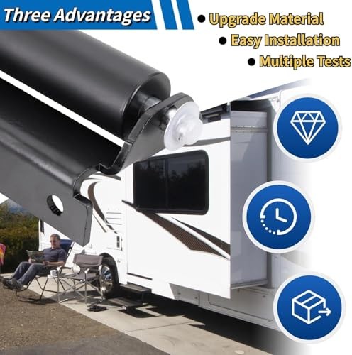 276288 RV Slide Out Roller Replacement, Solid Steel Plate J-36 Service 2 PCS