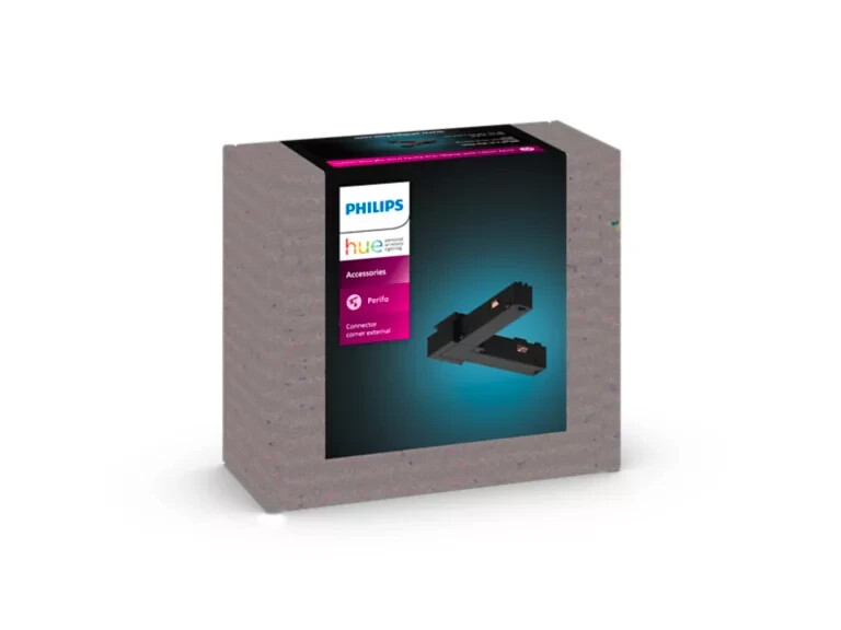 Philips Hue Perifo external corner connector Black