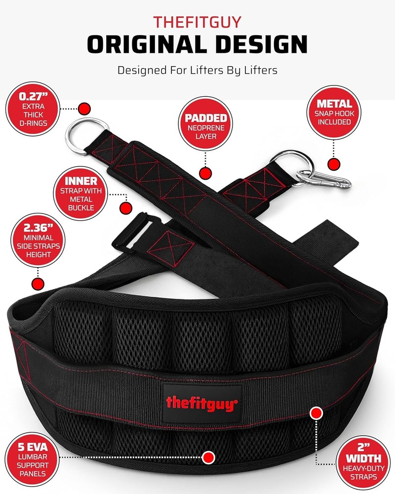 Ultimate Belt Belt Squats Rack Attachment & Squat Machine Structured Back