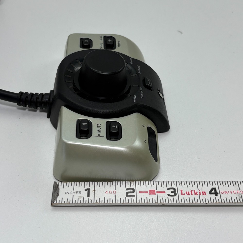 Logitech G51 Volume Controller Sound Wired Remote Pod Control Unit Only OEM