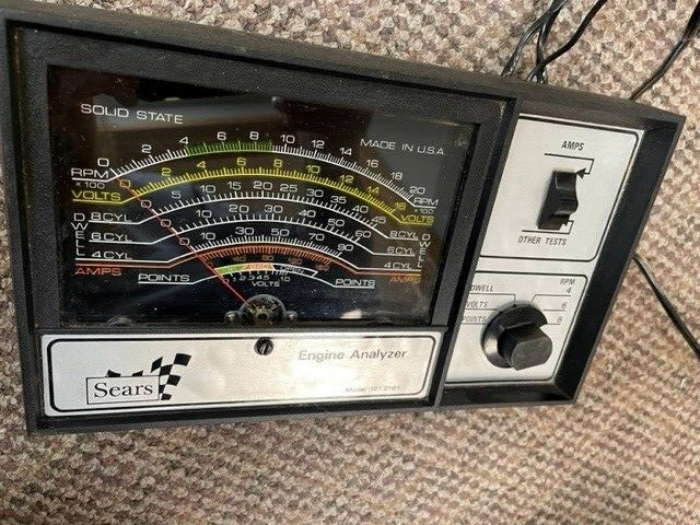 Sears Engine Analyzer Model 161.2161 Untested