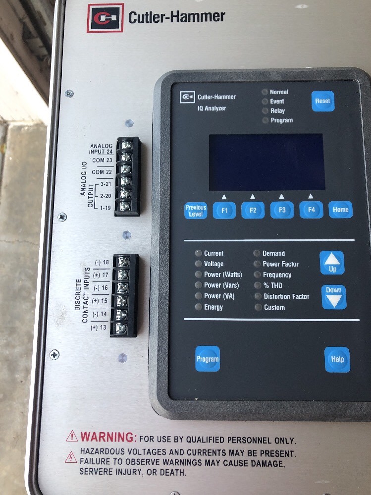 6600 Portable IQ Analyzer, Cutler Hammer Eaton Test Set