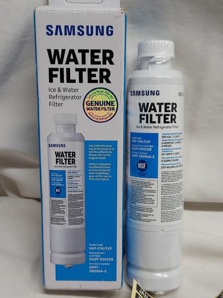 Samsung Refrigerator Water Filter HAF-CIN/EXP DA29-00020B DA97-08006A-E